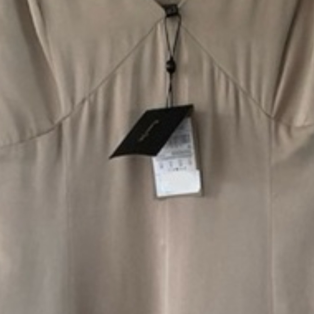 NWT Massimo Dutti Cupro Camisole
Maxi Dress Slit Beige Tan - Picture 6 of 6
